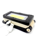 Portable waterproof super bright USB rechargeable COB LED Flood dimmable Flashlight with magnet for outdoor & auto mechanic